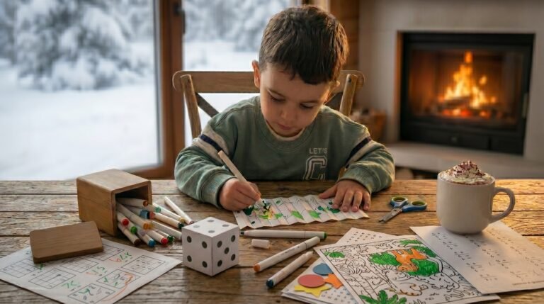 Vacaciones de invierno con niños: kit de actividades sin pantallas para la casa y el auto